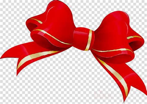 Red Background Ribbon Clipart Red Ribbon Transparent Clip Art