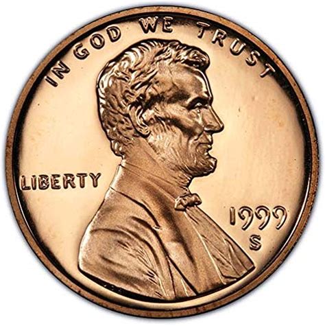 1999 S Proof Lincoln Memorial Cent Choice Uncirculated Us Mint At