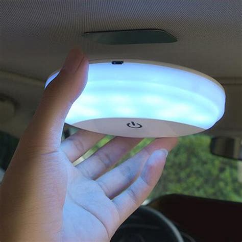 Buy Universal Car Reading Light Usb Rechargeable White