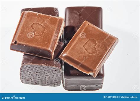 Mixed Chocolates Stock Image Image Of Fries Candies 141198683