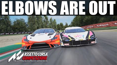 Elbows Are Out Assetto Corsa Competizione Imola Sprint Race Aston