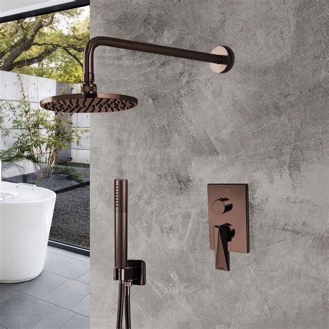 The feeling of the water just hitting is so incredibly relaxing and soft that you will not want to ever. Shop Bravat Light Oil Rubbed Bronze Wall Mounted Shower ...