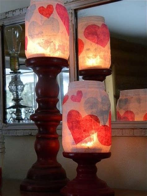 Homemade Candle Holders Valentine Ideas Juxtapost