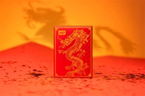 Wd My Passport Ultra Limited Edition Dragon 2tb External Usb C Portable Hard Drive Red