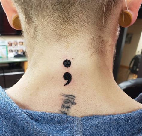 Awesome Semicolon Tattoo Design Ideas For Men And Women Inktells