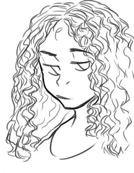 Anime Curly Hair Drawing Reference Kristins Traum