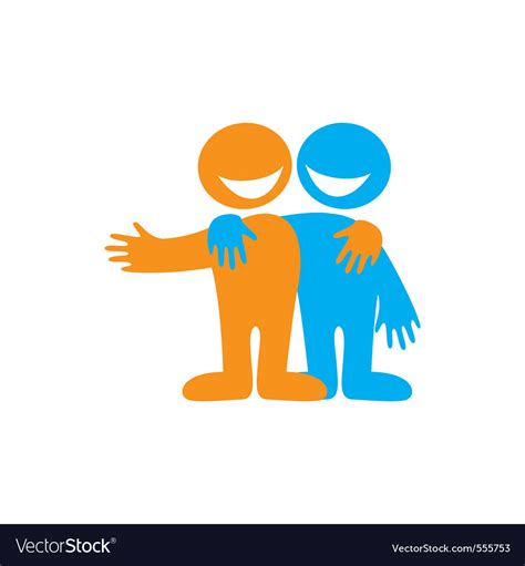 Symbol Of Friendship Royalty Free Vector Image
