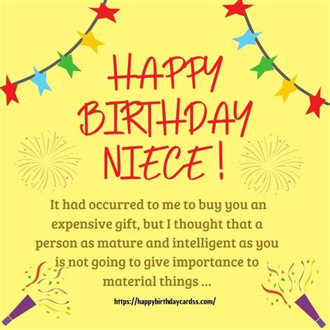 Happy birthday greetings carefully selected by us. 50 Best Birthday Wishes for Niece - Happy Birthday Cards