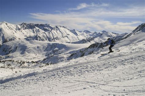 Winter Landscape With Ski Area Of Resort Of Bansko Pirin Mountain