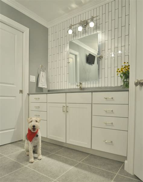Dual tile looks the grout you pick can be almost as important as the tile you select. Master Bathroom Reveal — Decor and the Dog