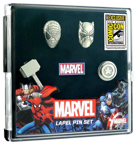 Monogram Reveals First Sdcc Exclusive Marvel 5 Piece Pewter Pin