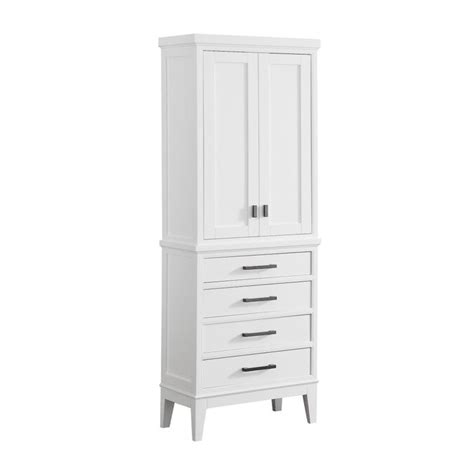 Avanity Madison 24 In W X 71 In H X 16 In D White Wood Freestanding