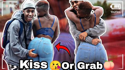 Kiss💋or Grab🍑she Wanted More Than A Grab 😩💦🍑public Interview Youtube