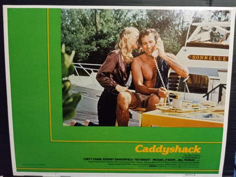 Lobby Card 1980 Caddyshack Intl Chevy Chase Sexy Blonde Cindy Morgan