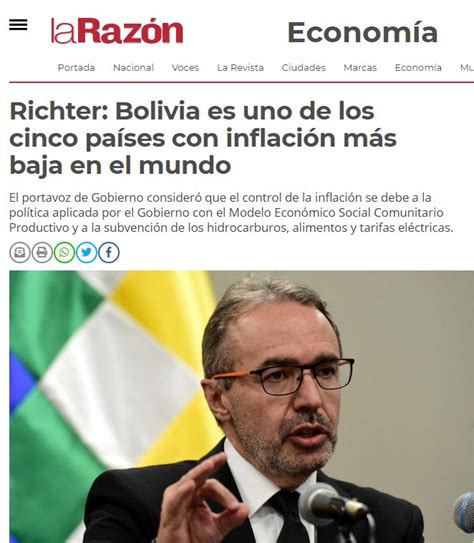 Camarada On Twitter Rt Eespanolisto Bolivia Tiene La Inflaci N