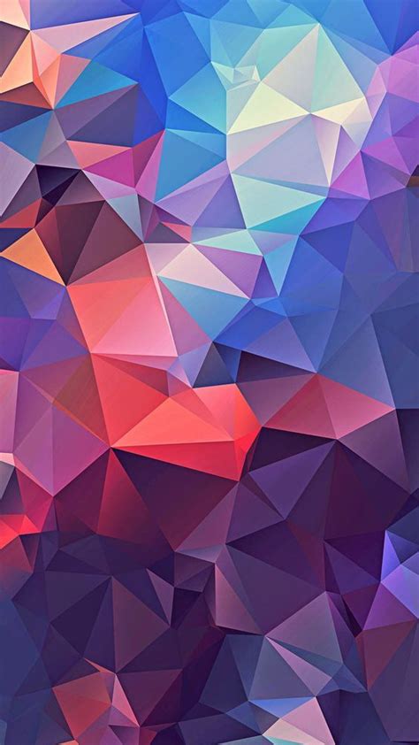 Geometry Colorful Polygon Art Iphone Wallpaper Iphone