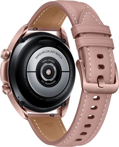 Montre Connectée Samsung Galaxy Watch3 41 Mm Bt Bronze Pas Cher