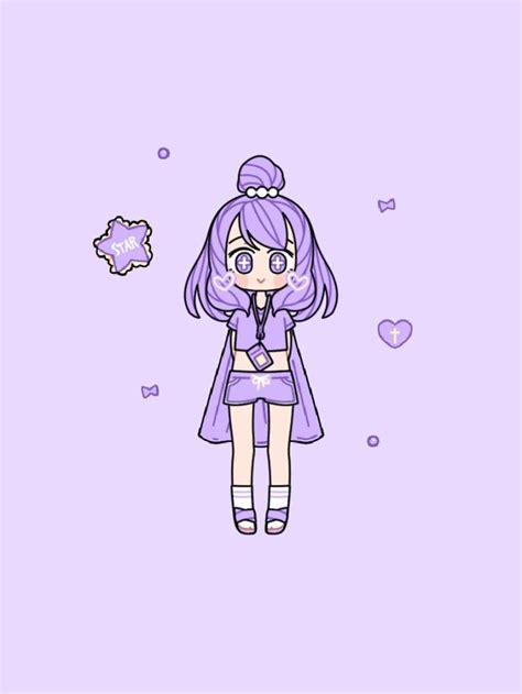 Pastel Girl 11 Shes All Out Purple 🍆🌌 Pastel Girl Girl Drawing
