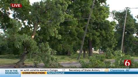 Tulsa Neighborhood Hit Hard By Intense Storms And Power Outages