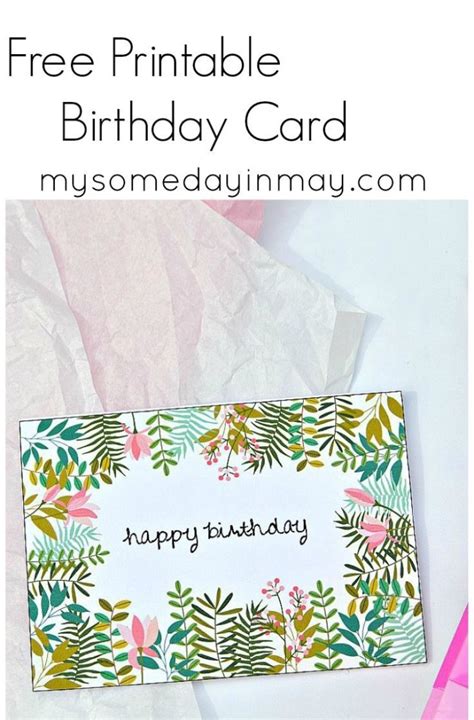 These cards look best when printed on card stock but they'll look great printed on normal computer paper as well. Free Printable Birthday Cards For Adults In Different Style - Candacefaber