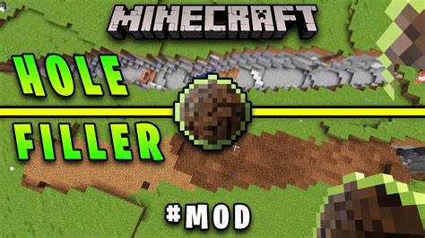 Filling Holes All Over Minecraft With The New Hole Filler Mod Oddly