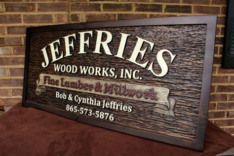 Custom Carved Business Sign Personalized By Smokymountainsigns 40000