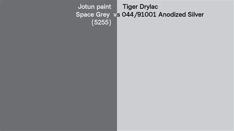 Jotun Paint Space Grey 5255 Vs Tiger Drylac 044 91001 Anodized Silver