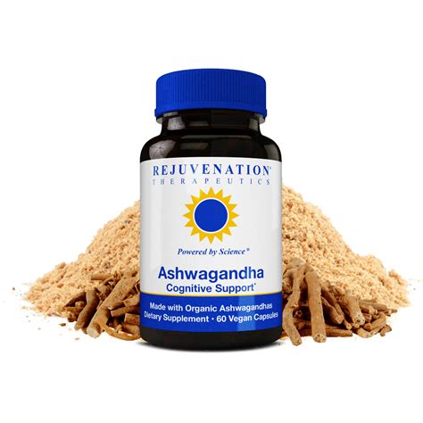 Organic Ashwagandha 300mg 60 Vegan Capsules Rejuvenation