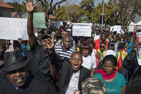 Zimbabweans In South Africa Protest Against Mugabe Groundup