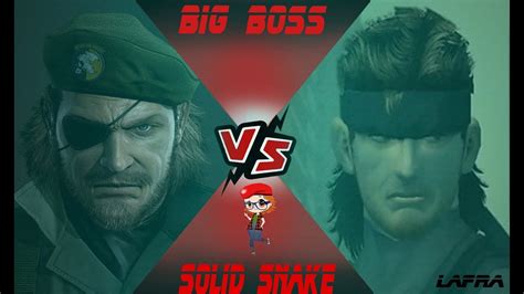 Solid Snake Vs Big Boss Leroe E Il Villain Youtube