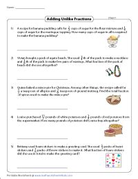 Showing 8 worksheets for adding and subtracting fractions with word problem. Fraction Word Problems Worksheets
