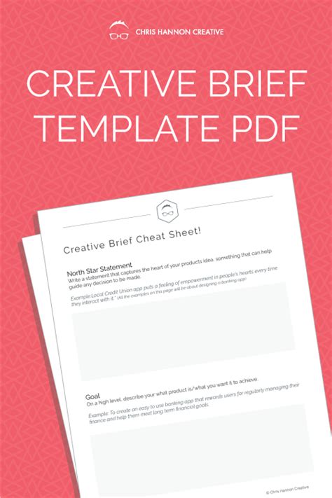 Creative Brief Template Pdf — Chris Hannon Creative