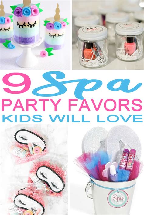 Spa Party Favor Ideas Spa Day Party Salon Party Kids Spa Party Diy