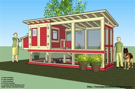 You will need 2 square feet of floor space per chicken. home garden plans: Notice of M101 - Free Chicken Coop ...