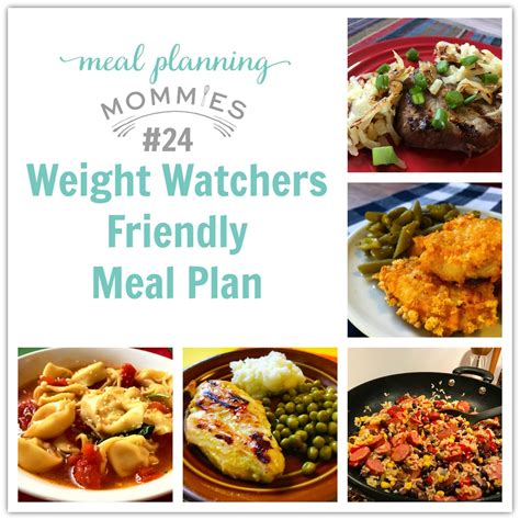 weight watcher friendly meal plan 24 with freestyle smart points