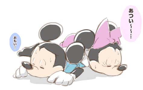 Mickey Mouse And Minnie Mouse Disney Drawn By Green Kj Momo Danbooru