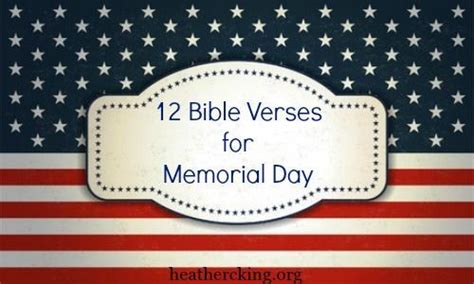 Here are some verses from the bible that may assist you when writing a speech or reflecting. Pin on Children's Church Memorial Day