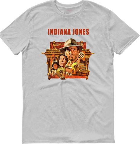 Indiana Jones Old Movie Action Adventure Cotton Mens T Shirt Amazon De Bekleidung