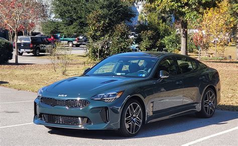My 2022 Kia Stinger Gt1 In Ascot Green Kdm Needs Some Love Here R