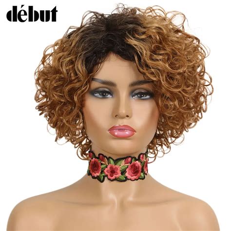 Kinky Curl Human Hair Wigs For Black Women 150 Density Remy Brazilian Full Curly Human Hair