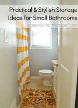 Storage Ideas In Small Bathrooms Photos