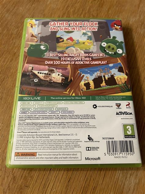 Angry Birds Trilogy Microsoft Xbox 360 Pal Ebay