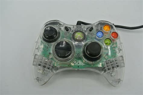 Xbox 360 Wired Clear Afterglow Controller Model Pl 3602 Ax1 Pdp China