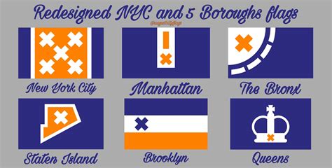 I Redesigned The Flags Of New York City And Its 5 Boroughs Rvexillology