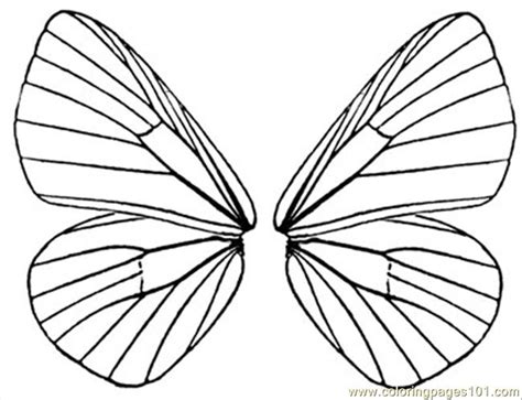 butterfly wings coloring pages sketch coloring page