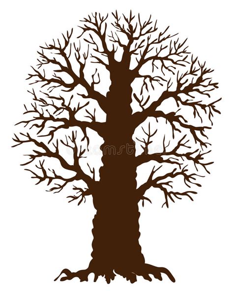 Oak Tree Stock Vector Illustration Of Decoration Tree
