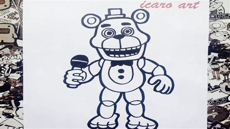 Como Dibujar A Freddy Adventure De Fnaf World How To Draw Freddy My