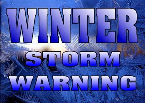 Mon Feb 16th Winter Storm Warning For Potential Of 5 8 Inches Of