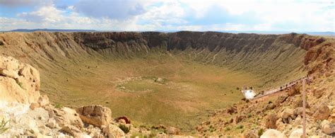 50,000 years ago crater size:4,000 ft. 50,000-year-old Winslow Meteor Crater was as powerful as ...