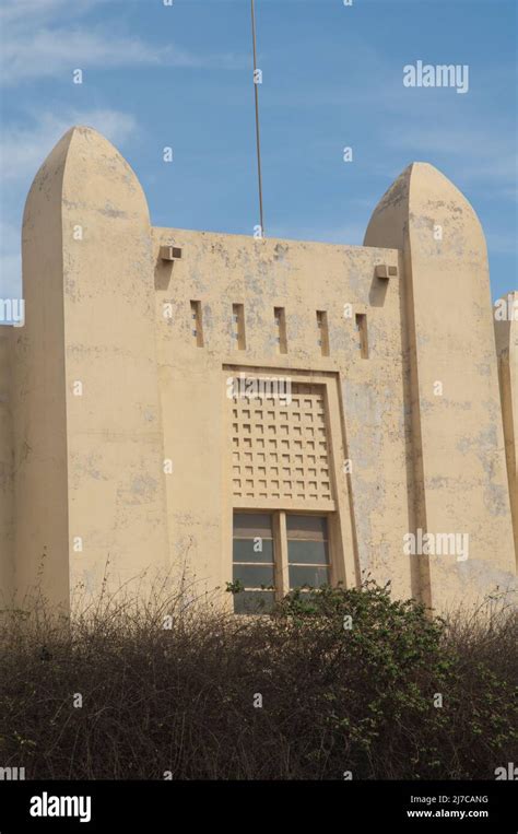 Traditional Building In The City Of Dakar Senegal Stock Photo Alamy